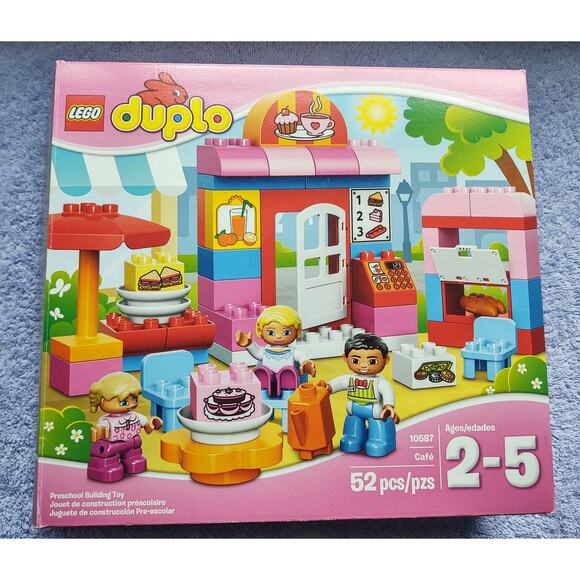 LEGO Duplo - Café #10587 (complete 52 pieces) - Ages 2-5 - Picture 1 of 15